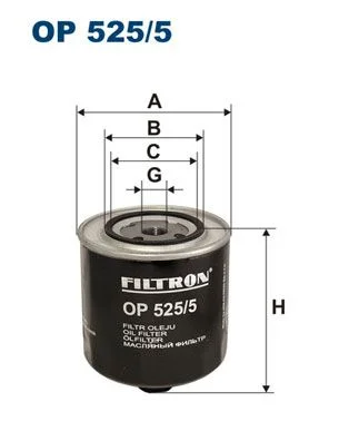 Alyvos filtras FILTRON OP525/5