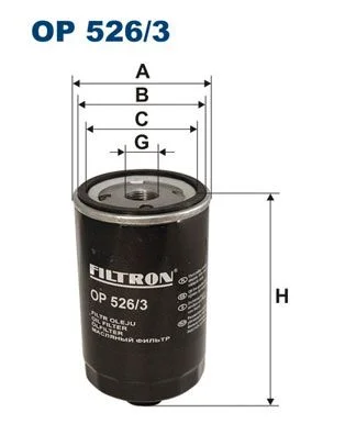 Alyvos filtras FILTRON OP526/3