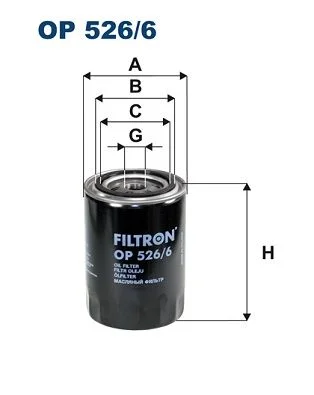 Alyvos filtras FILTRON OP 526/6