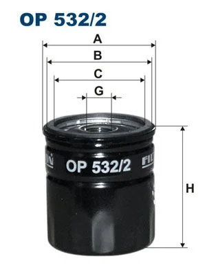 Oil Filter FILTRON OP532/2