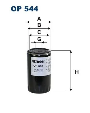 Alyvos filtras FILTRON OP544