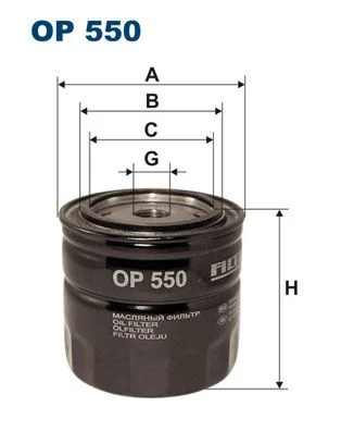 Olejový filter FILTRON OP 550