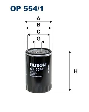 Alyvos filtras FILTRON OP 554/1