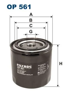 Alyvos filtras FILTRON OP561