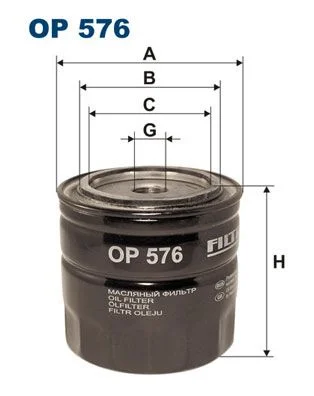 Olejový filter FILTRON OP576