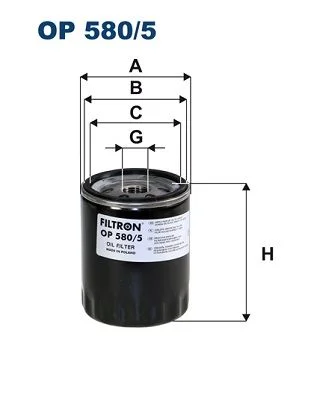 Alyvos filtras FILTRON OP 580/5