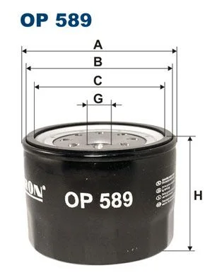 Alyvos filtras FILTRON OP 589