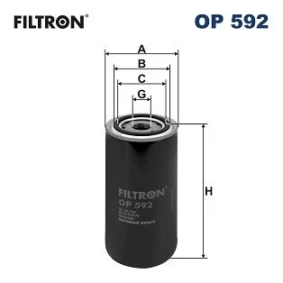 Alyvos filtras FILTRON OP 592
