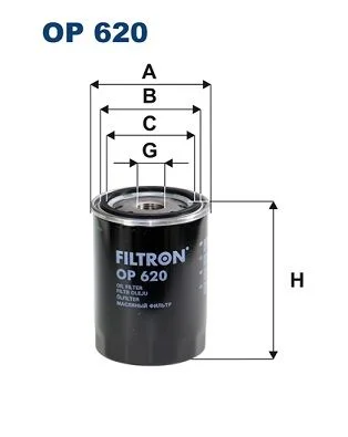 Alyvos filtras FILTRON OP620