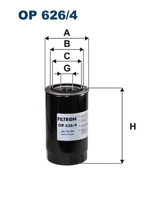 Alyvos filtras FILTRON OP626/4