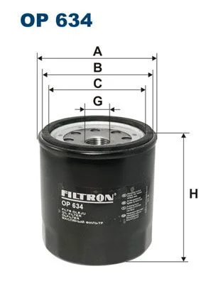 Alyvos filtras FILTRON OP634
