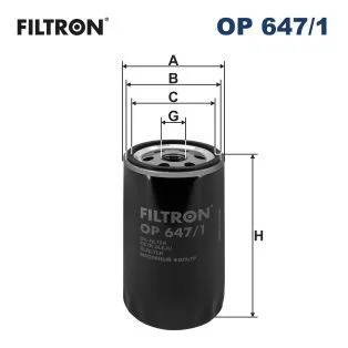 Olejový filter FILTRON OP647/1