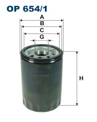 Alyvos filtras FILTRON OP654/1