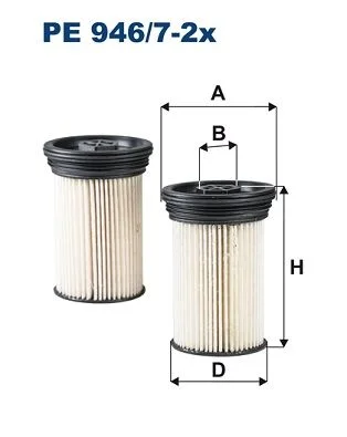 Kuro filtras FILTRON PE 946/7-2X
