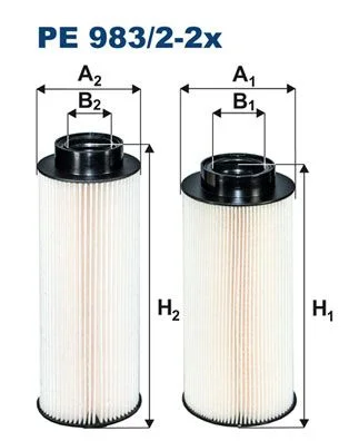 Kuro filtras FILTRON PE983/2-2X