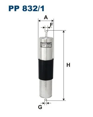 Kuro filtras FILTRON PP 832/1