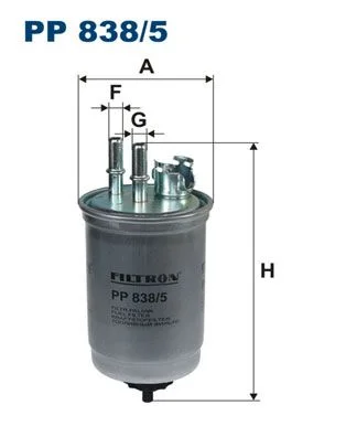 Kuro filtras FILTRON PP838/5