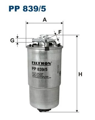 Kuro filtras FILTRON PP 839/5