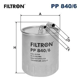 Kuro filtras FILTRON PP840/6