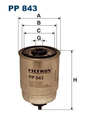 Kuro filtras FILTRON PP843