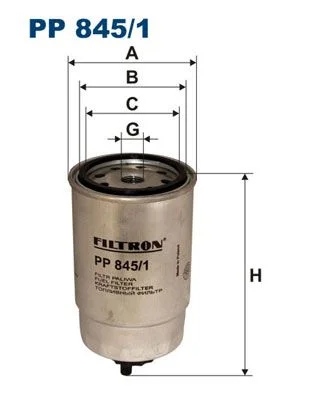 Kuro filtras FILTRON PP 845/1