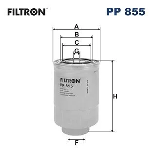 Kuro filtras FILTRON PP 855