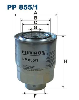Kuro filtras FILTRON PP855/1