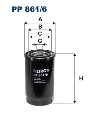 Kuro filtras FILTRON PP861/6