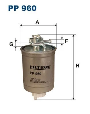 Kuro filtras FILTRON PP960
