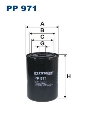 Kuro filtras FILTRON PP971