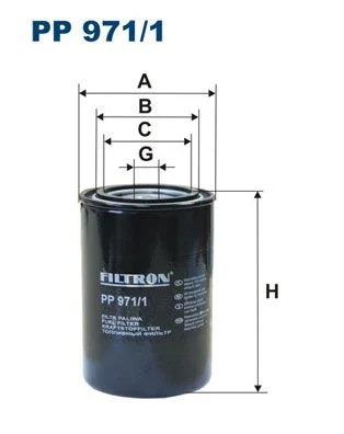 Kuro filtras FILTRON PP971/1