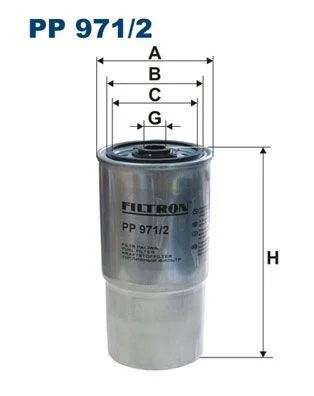 Kuro filtras FILTRON PP 971/2