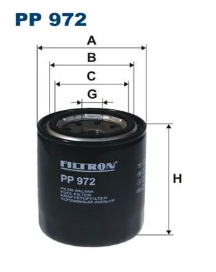 Kuro filtras FILTRON PP972