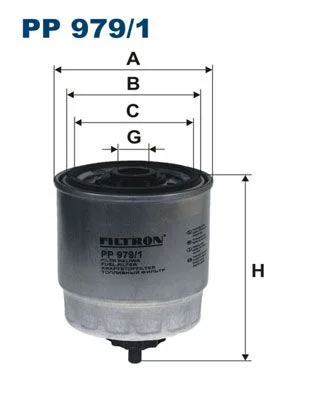 Kuro filtras FILTRON PP 979/1