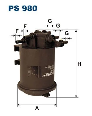 Kuro filtras FILTRON PS980