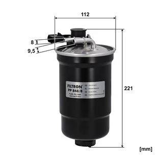 Fuel Filter FILTRON FILTRY PP848/8