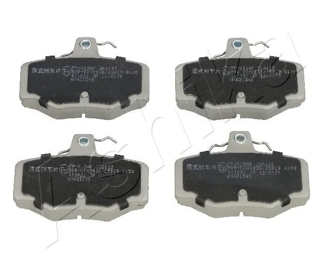 Brake Pad Set, disc brake ASHIKA 51-00-015