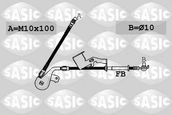 Stabdžių žarnelė sasic 6600030
