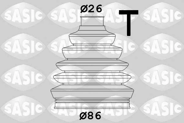 Bellow Kit, drive shaft SASIC 1906041