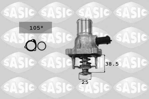 Termostatas, aušinimo skystis SASIC 3306054