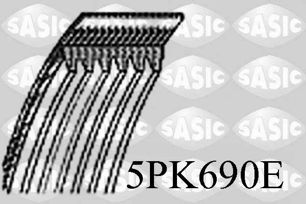 Rebrovaný klinový remeň SASIC 5PK690E