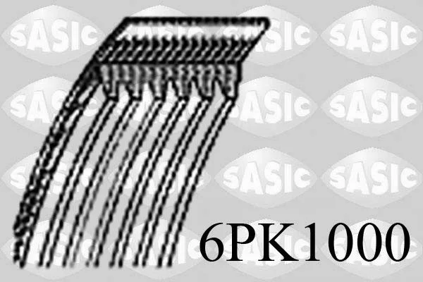 Rebrovaný klinový remeň SASIC 6PK1000