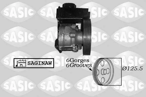 Hidraulinis siurblys, vairo sistema SASIC 7070012