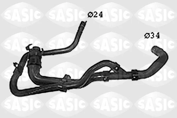 Hadica chladiča SASIC SWH0485