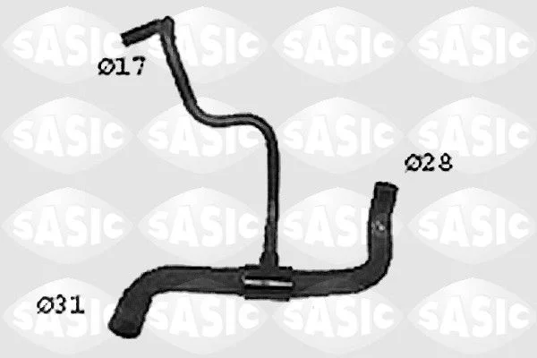 Radiator Hose SASIC SWH4296