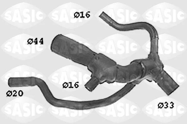Radiatoriaus žarna SASIC SWH6653