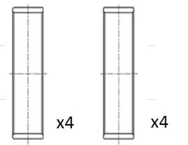 Connecting Rod Bearing Shell FAI AutoParts BB2017-025