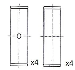 Connecting Rod Bearing Shell FAI AutoParts BB2041-STD