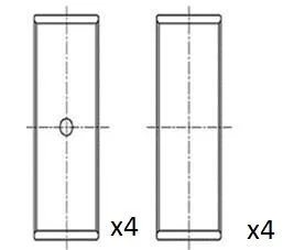 Connecting Rod Bearing Shell FAI AutoParts BB2042-STD