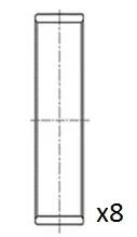 Ložisko ojnice FAI AutoParts BB2043-STD